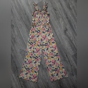 Colorful Floral Kids Jumpsuit